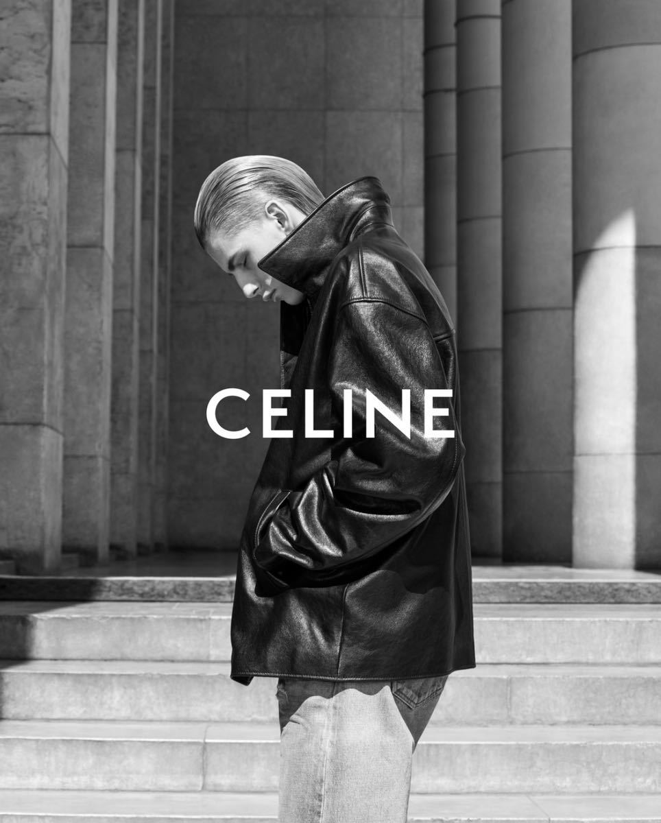 22AW Celine セリーヌ オーバーサイズ レザーコート 46 ボンバー | www 