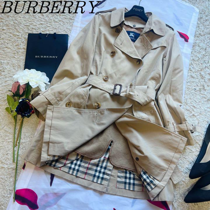 美品】BURBERRY LONDON ライナー付きトレンチコート ベージュ 38