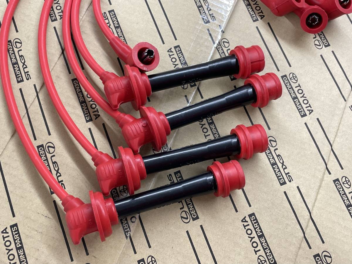 * new goods TOYOTA Toyota original TRD plug cord set Levin Trueno AE86 4AG TRD original Toyota Racing Development