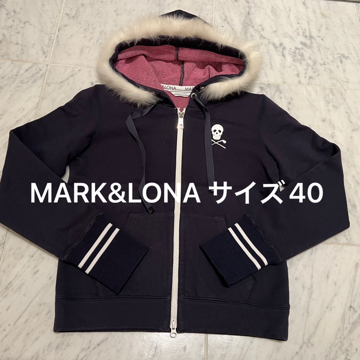 MARK&LONA/マークアンドロナ/パーカー/極美品/サイズ40/ゴルフパーカー/ゴルフウェア/レディースゴルフウェア