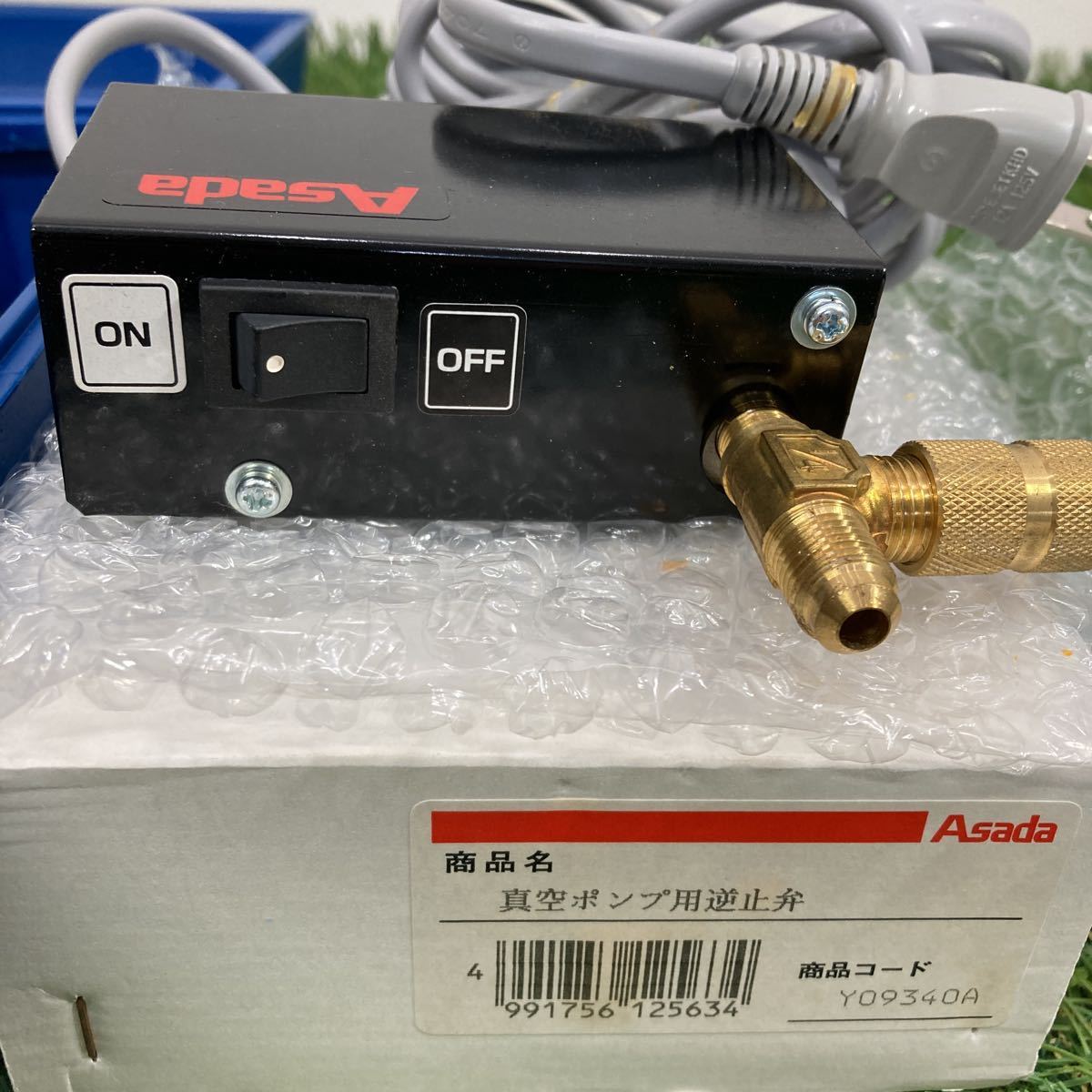 Asadaアサダ マニホールドキットR410A 真空ポンプ用逆止弁 領収 Asadaアサダ マニホールドキットR410A 真空ポンプ用逆止弁 領収
