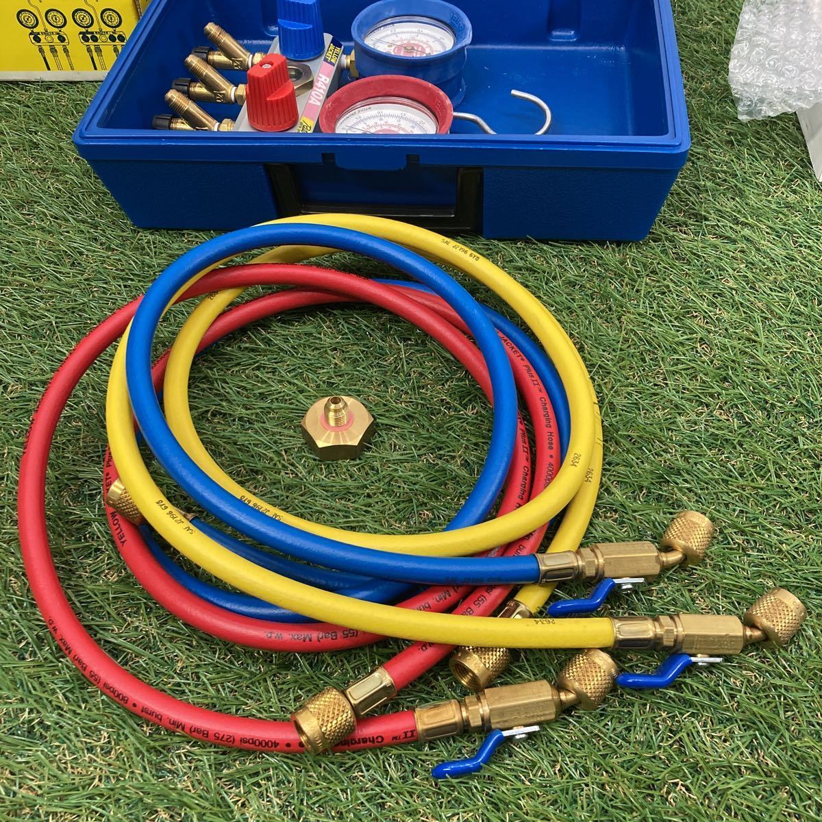 Asadaアサダ マニホールドキットR410A 真空ポンプ用逆止弁 領収 Asadaアサダ マニホールドキットR410A 真空ポンプ用逆止弁 領収