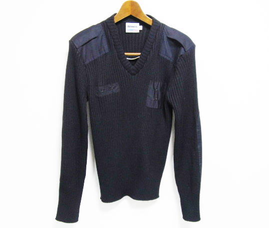USA製 ブラウアー Blauer コマンドセーター 紺 Lサイズ 美品 バイカー