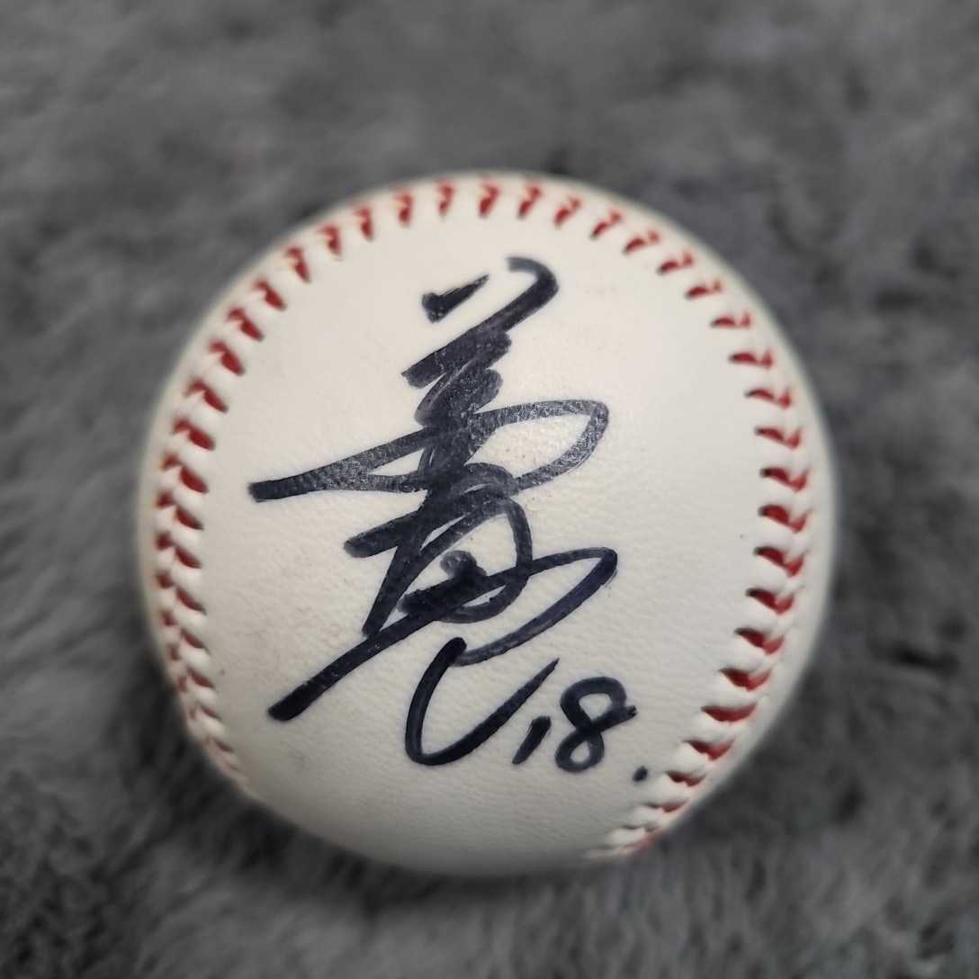 阪神タイガース 藪恵一投手直筆サインボール 背番号18時代 阪神タイガース 藪恵一投手直筆サインボール 背番号18時代