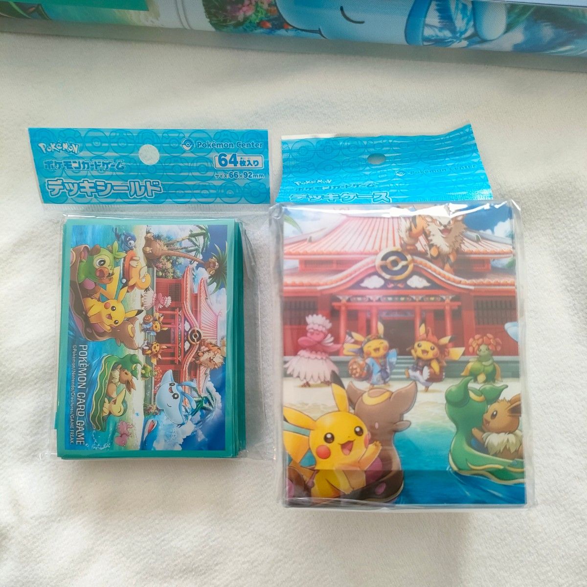 ポケモンセンター沖縄オープン記念 ラバープレイマット デッキ ポケモンセンター沖縄オープン記念 ラバープレイマット デッキ