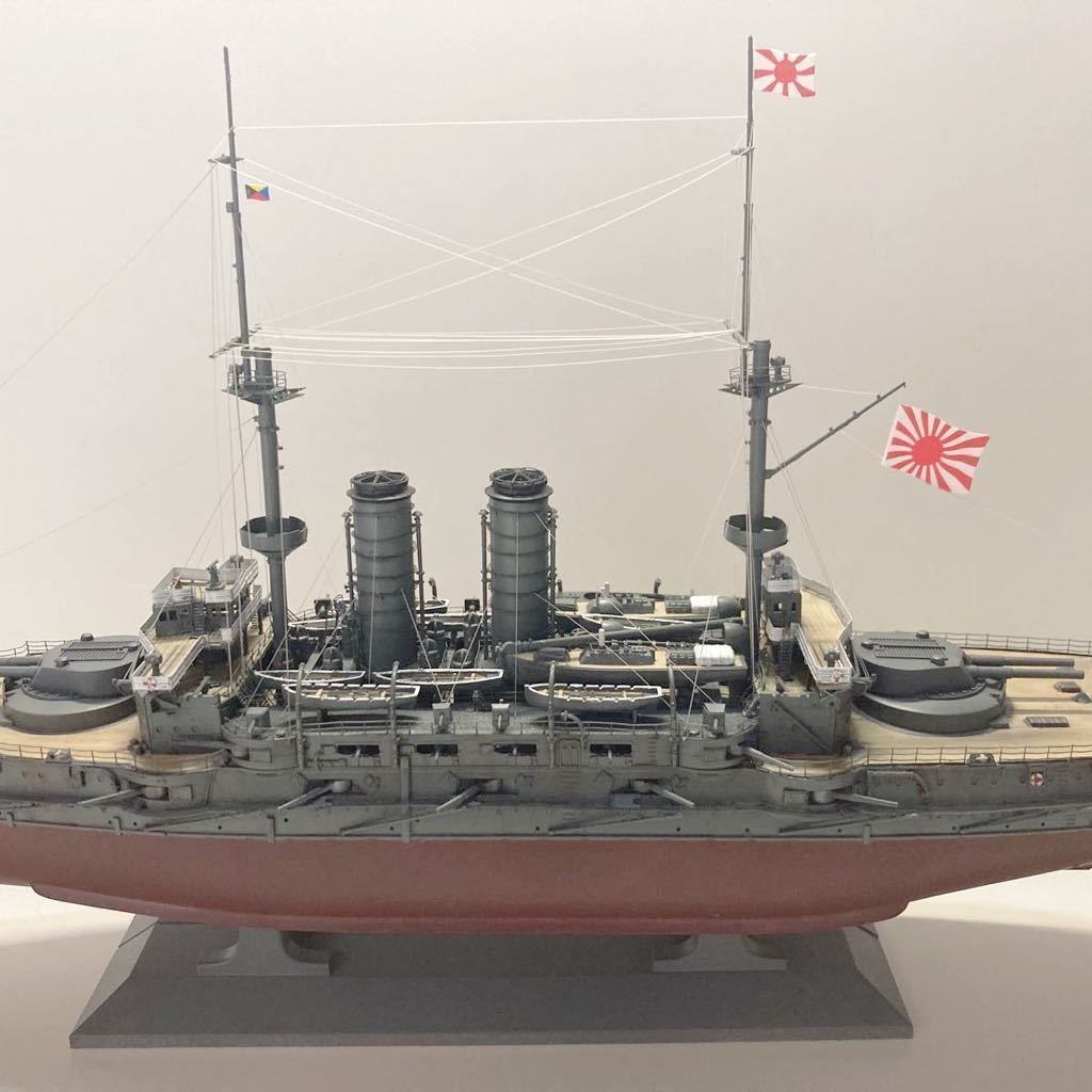 日本海軍 戦艦 三笠 1/350 日本海海戦 完成品 日本海軍 戦艦 三笠 1/350 日本海海戦 完成品