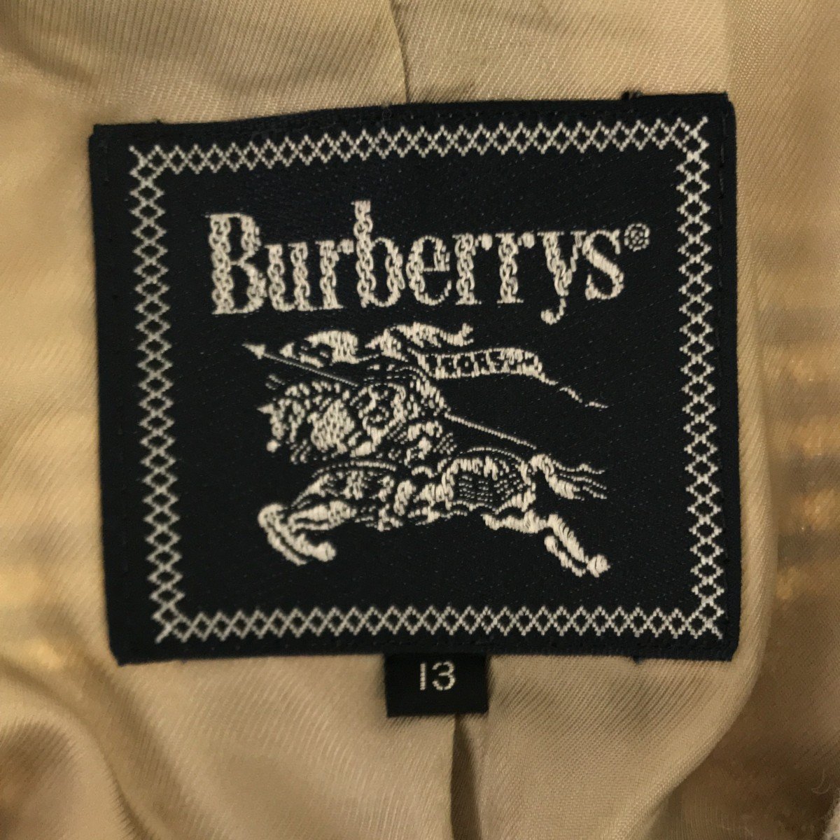 BURBERRY バーバリー 【lay0726R】 ウールチェックジャケット 襟 総柄 グレー 水色 アウター トップス レディース コットン 13 CH_画像5