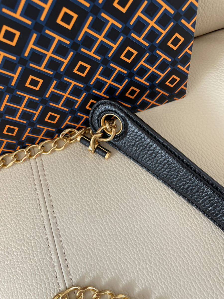 ☆良品 トリーバーチTORY BURCH☆ショルダーバッグ☆斜め掛けバッグ☆レディース☆ブラック☆黒☆