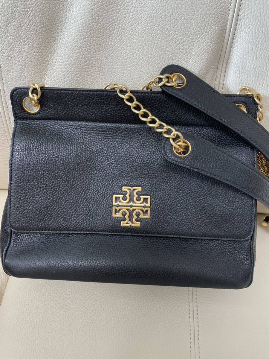 ☆良品 トリーバーチTORY BURCH☆ショルダーバッグ☆斜め掛けバッグ☆レディース☆ブラック☆黒☆