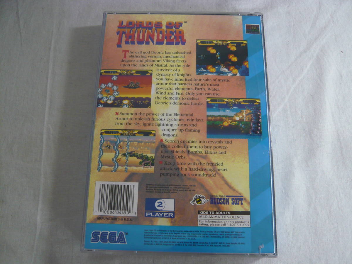 海外版SEGA CD《Lords of Thunder》中古の画像3