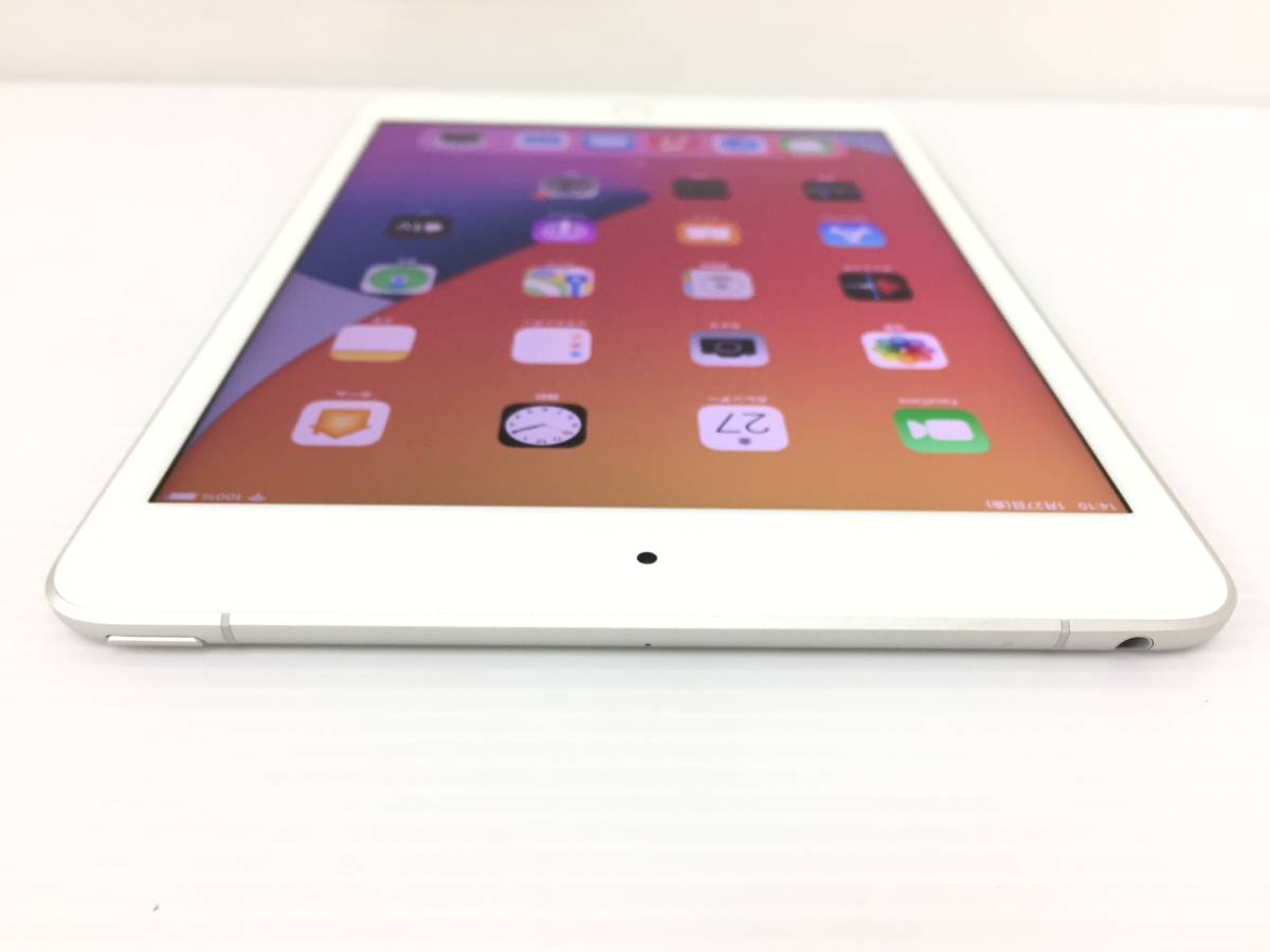 〇Softbank ソフトバンク Apple iPad mini 第5世代 Wi-Fi+Cellularモデル 64GB A2124(MUX62J/A) シルバー 〇判定 動作品の画像4