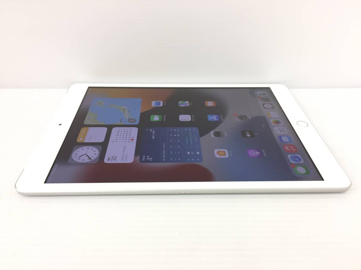 〇Softbank iPad 第7世代 Wi-Fi＋Cellularモデル 32GB A2198(MW6C2J/A) シルバー 〇判定 動作品の画像5