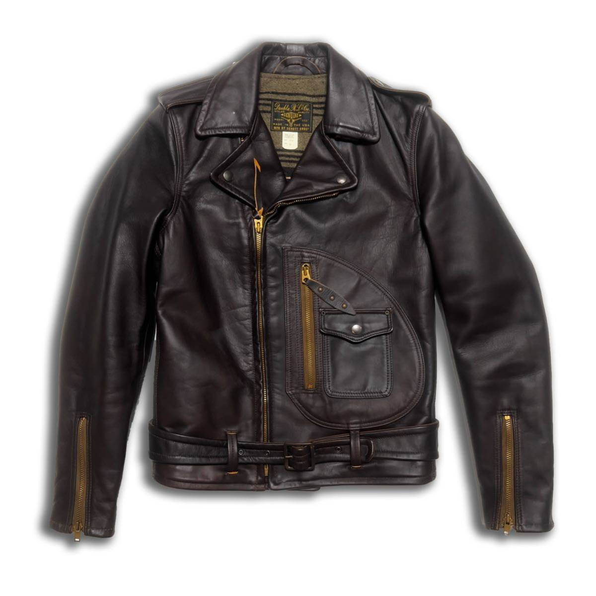 【名作】RRL x Schott Limited-Edition Leather Jacket XS ダブルアールエル ショット リミテッドエディション レザージャケット_画像4