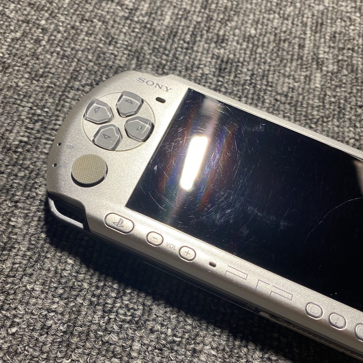 PSP PSP-3000 ミスティックシルバー 箱説付 バッテリー新品_画像6