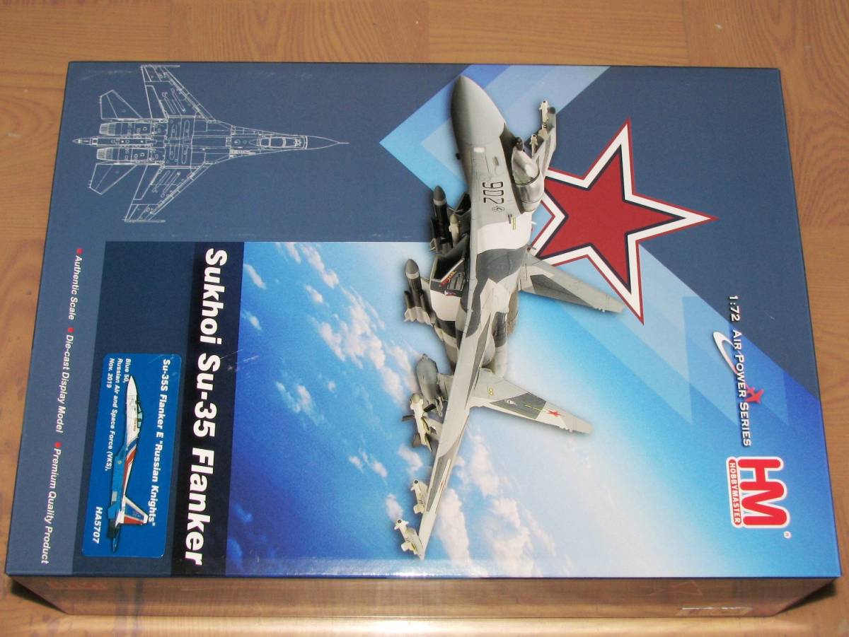 ■即決 ホビーマスター 1/72【スホーイ Su-35S フランカーE ロシア空軍 アクロバットチーム「ロシアン・ナイツ」 クビンカ基地 2019年 #50_画像9