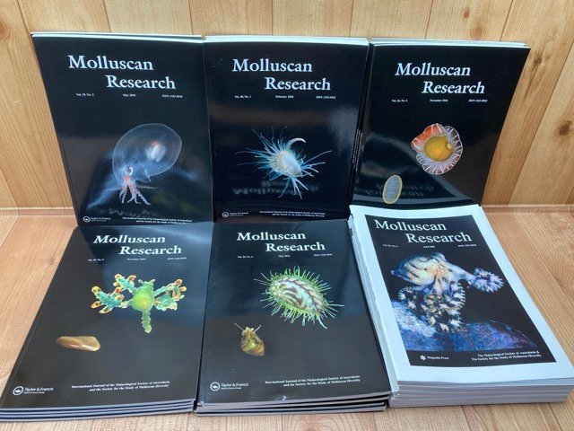 洋書/軟体動物研究 Molluscan research 35冊　YDI695