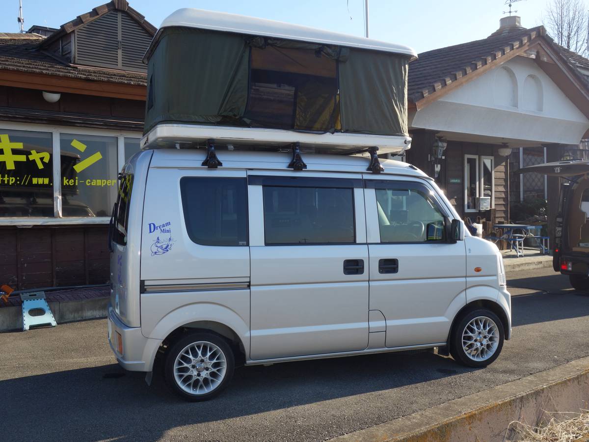 #65 ten thousand jpy prompt decision! vehicle inspection "shaken" H32 year 6 month 20 day!! Every V! modified cost 130 ten thousand jpy! roof tent, monitor, woofer!#
