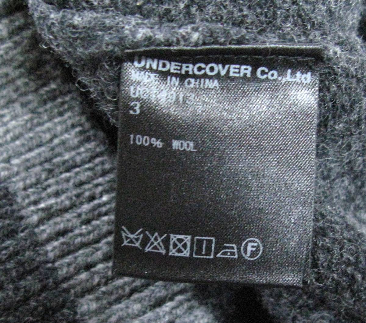 アンダーカバー UNDERCOVER：ウール ニット 新品 (今期 セーター 2017 アンダーカバー 古着 買取 UNDERCOVER Brand New knit sweater_画像5