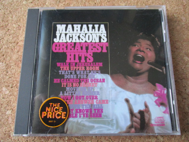 Mahalia Jackson/Mahalia Jackson's Geeatest Hits マヘリア・ジャクソン 90年 大傑作・大名盤♪究極濃厚ベスト♪廃盤♪ゴスペル・ソウル♪_画像1