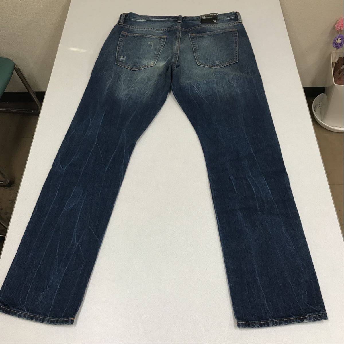 ●ＧＡＰ●新品●ウエスト84X股下81cm●デニム●ギャップ●スリム●ジーンズ●ダメージ・色落ち加工●3-2_画像4