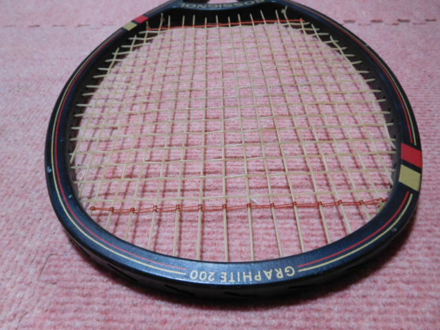  Rossignol graphite 200 [ Vintage r racket . interesting one worth seeing. ][ rare ][ free shipping ] considerably classical . racket.!!