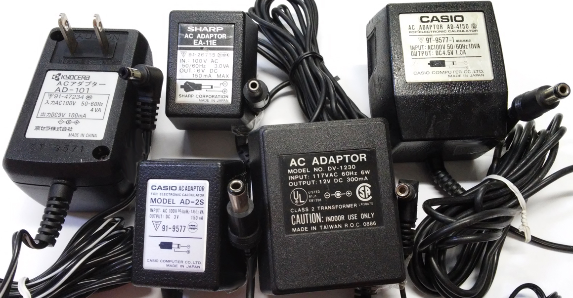 小さな ACアダプター 各種 Small AC Adapter_Small AC Adapters