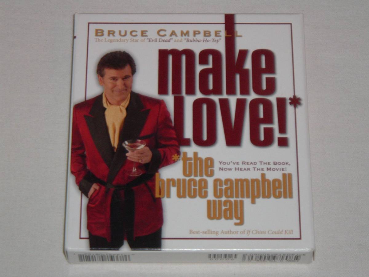 BRUCE CAMPBELL/CD6枚組 Make Love! The Bruce Campbell Way/ブルース・キャンベル 小説オーディオブック_画像1