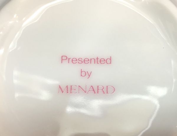  unused goods *MENARD small bowl small bowl plate 2 customer set floral print beautiful box equipped control 1801 H-2