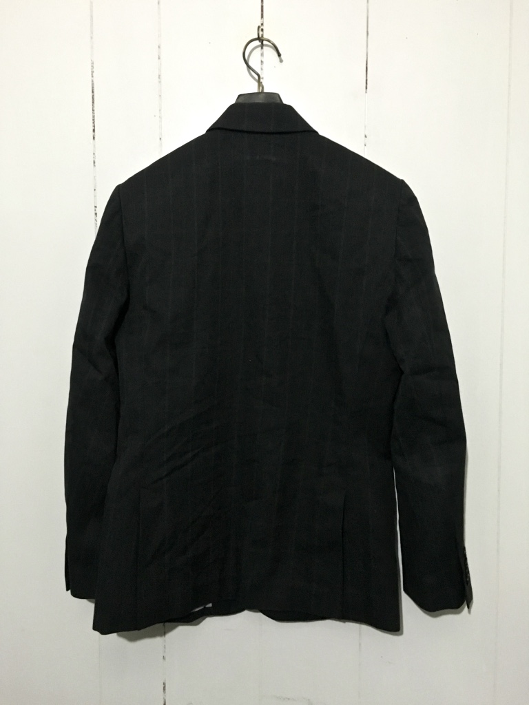 *GAP Gap S tailored jacket чёрный серый проверка блейзер подкладка полоса 
