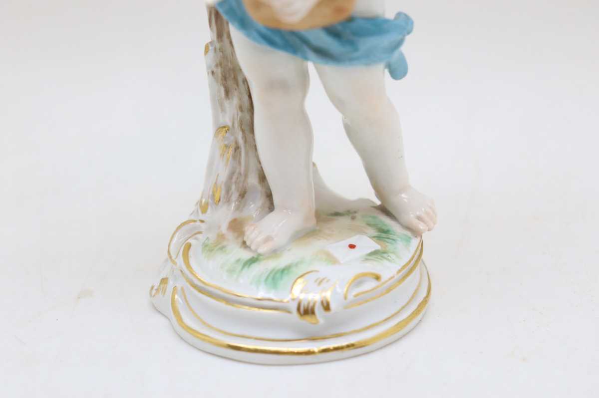 希少 オールドマイセン Meissen 戯言の天使 郵便配達員 フィギュ 希少 オールドマイセン Meissen 戯言の天使 郵便配達員 フィギュ