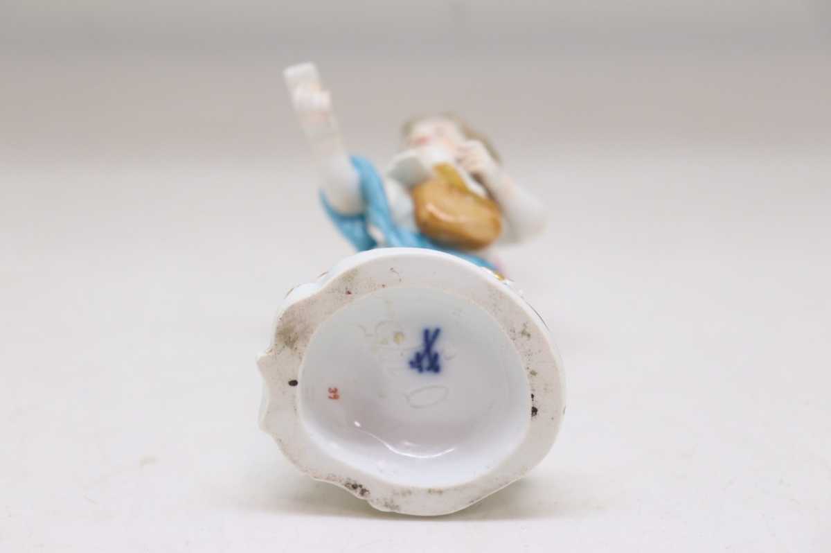 希少 オールドマイセン Meissen 戯言の天使 郵便配達員 フィギュ 希少 オールドマイセン Meissen 戯言の天使 郵便配達員 フィギュ
