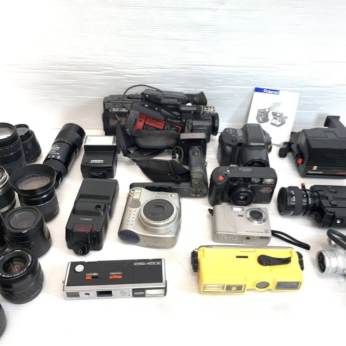 1 jpy start camera large amount lens various set sale operation not yet verification junk 