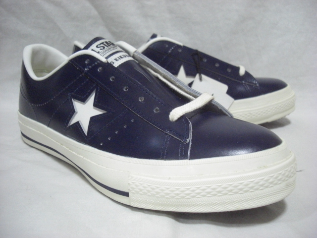 新品 DS 日本製 00s CONVERSE コンバース x TAKEO KIKUCHI タケオキクチ ONE STAR OX ワンスター レザー US9 27.5cm (M-22-4)_画像2