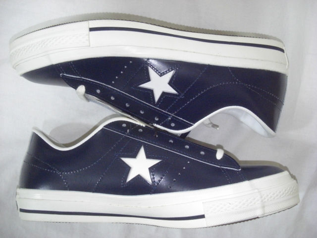 新品 DS 日本製 00s CONVERSE コンバース x TAKEO KIKUCHI タケオキクチ ONE STAR OX ワンスター レザー US9 27.5cm (M-22-4)_画像4