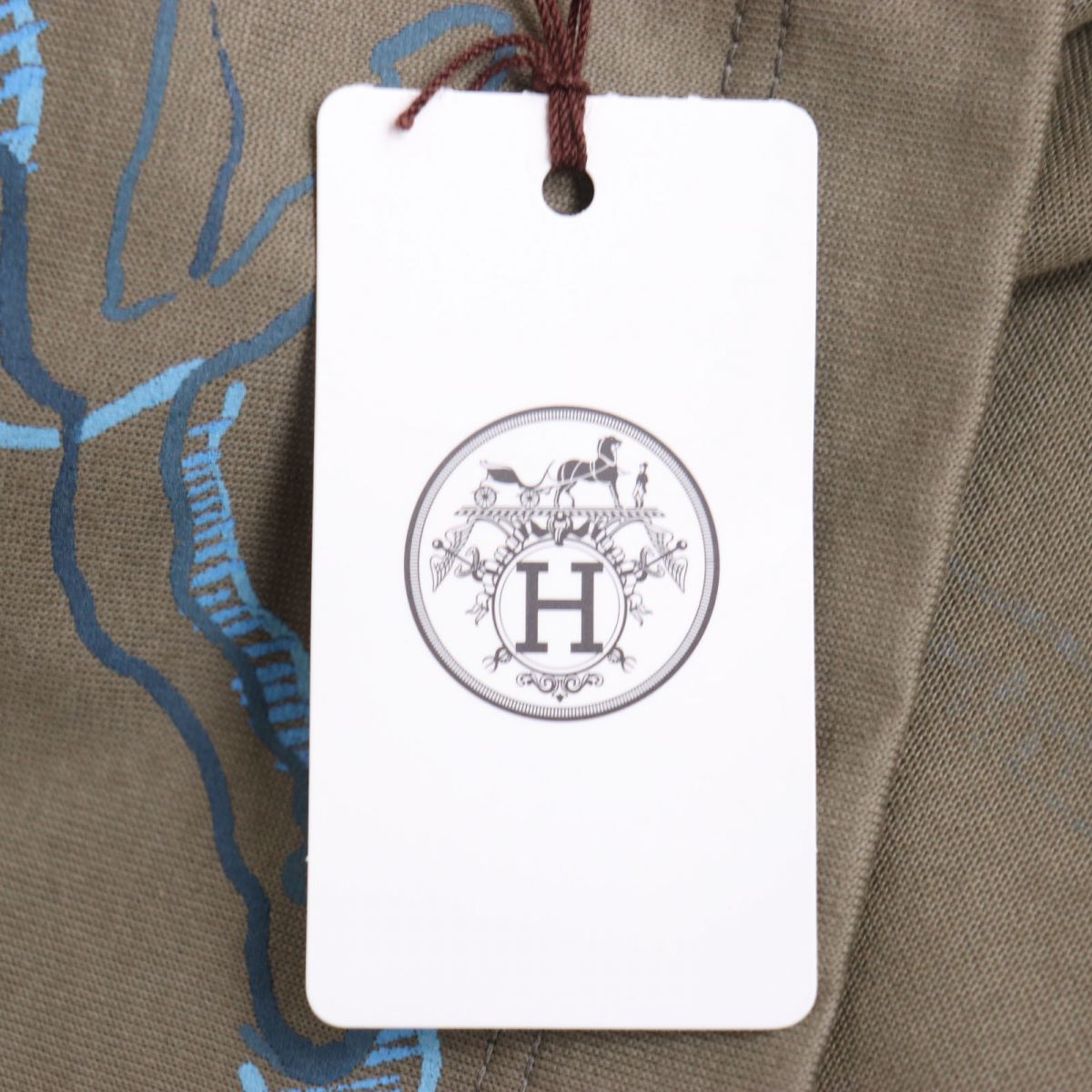 未使用品◇22SS HERMES エルメス カヴァルカード コットン100% 半袖 T