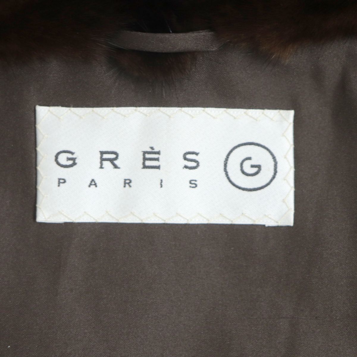 極美品▽GRES グレ SAGA MINK サガ シェアードミンク×ミンク 裾・袖