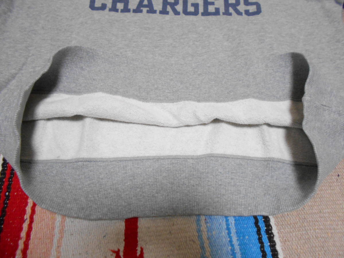 １９８０S CHAMPION PRODUCTS RAIEIGH CHARGERS BASKETBALL FOOTBALL VINTAGE チャンピオン ラグラン スウェット バスケットボール テニス_画像3