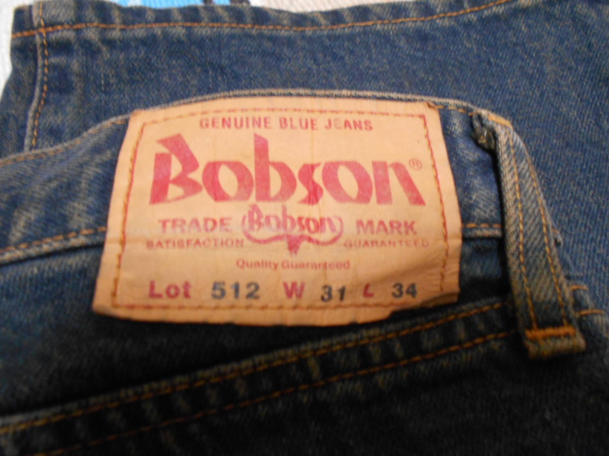 BOBSON 512 Bobson высокий унция индиго Vintage джинсы широкий распорка сделано в Японии MADE IN JAPAN VINTAGE INDIGO JEANS