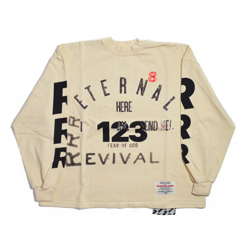 【FEAR OF GOD / フィアオブゴッド 】X RRR 123 REVIVAL L/S T SHIRT / ロングTシャツ ロンT《SIZE : 1》