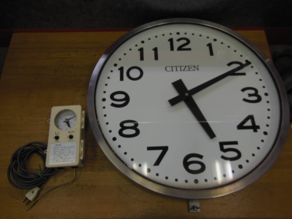 Yahoo!オークション - T.I.C.-CITIZEN 電気子時計 大型 直径約 Yahoo!オークション - T.I.C.-CITIZEN 電気子時計 大型 直径約