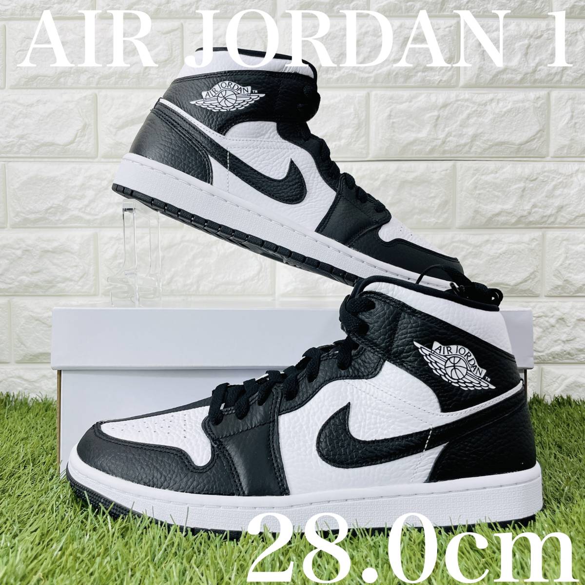 即決 ナイキ ウィメンズ エア ジョーダン 1 ミッド SE オマージュ NIKE WMNS AIR JORDAN 1 MID AJ1 白黒 28.0cm 送料込み DR0501-101_画像1