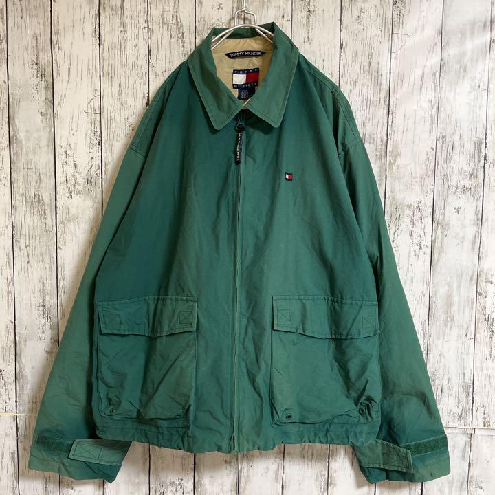 90's トミーヒルフィガー ナイロンジャケット ブルゾン スイングトップ