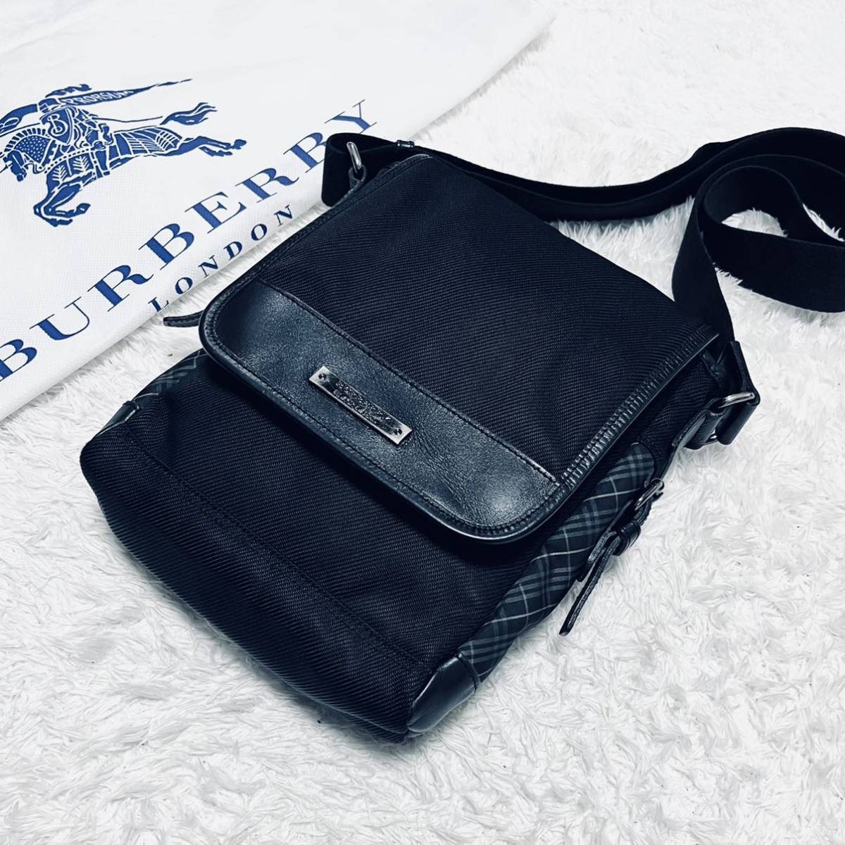 ヤフオク! - 【極美品】BURBERRY BLACK LABEL バーバリーブラ...
