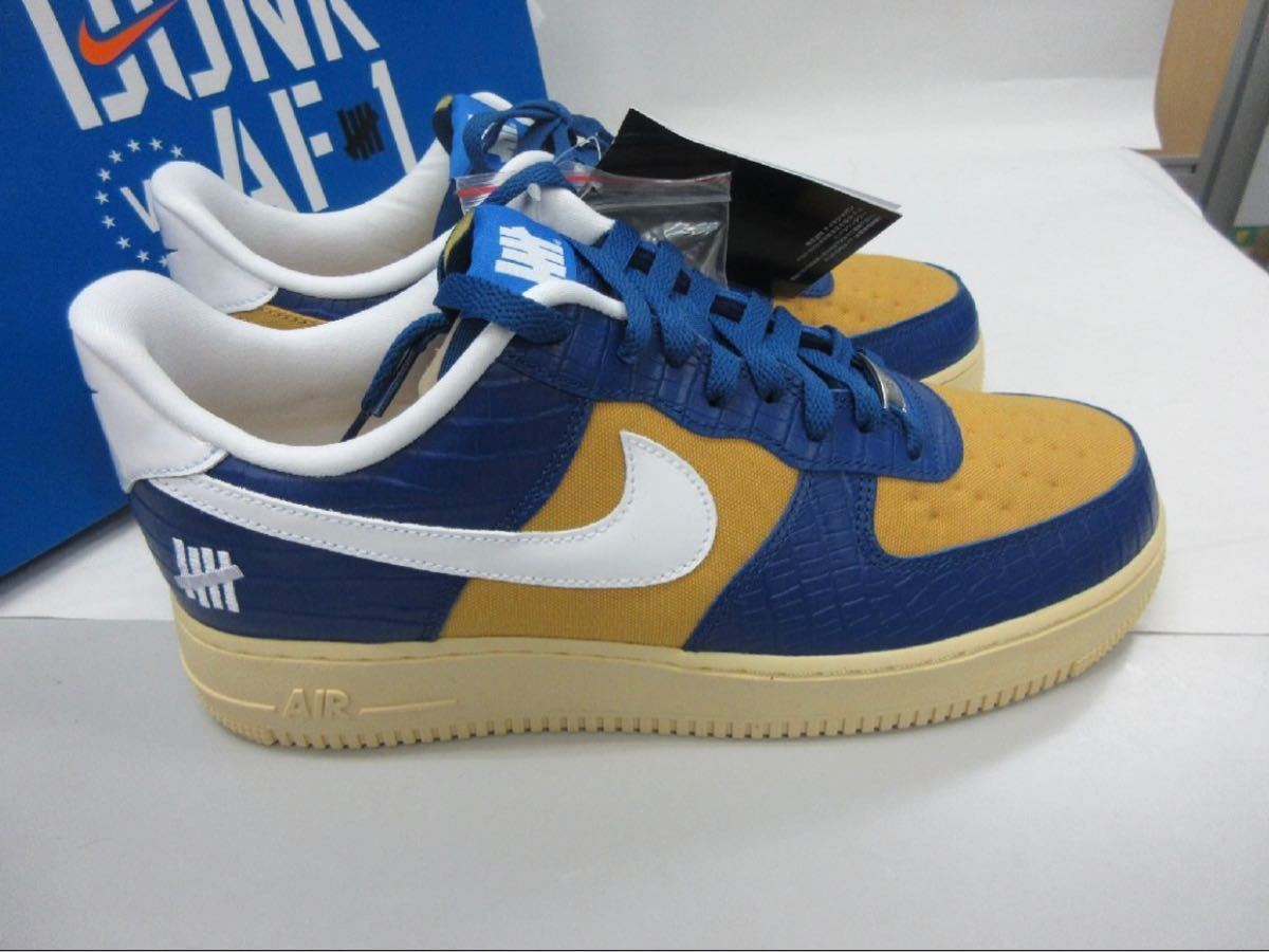 28.0cm【未使用★箱付き】ナイキ　NIKE UNDEFEATED AIR FORCE 1 LOW SP DM8462-400 エアフォース 1 ブルー×オレンジ BLUE_画像6