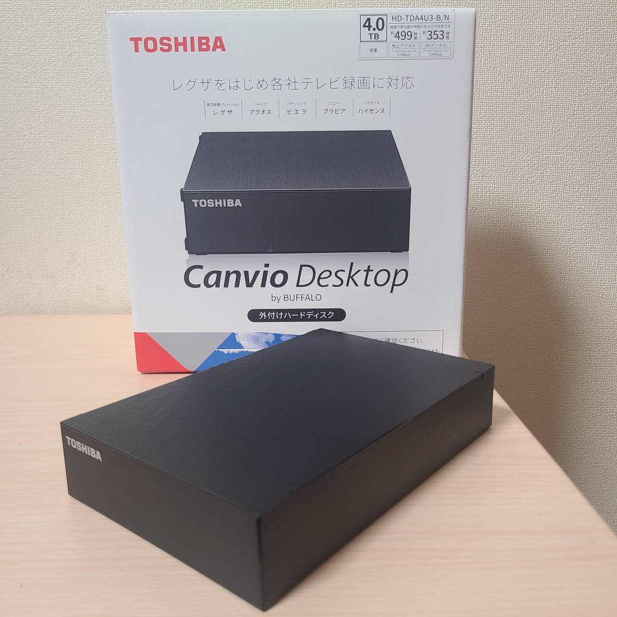 高品質即納 CANVIO DESKTOP HD-TDA4U3-B：ツクモ 店 alleghenycreperie.com