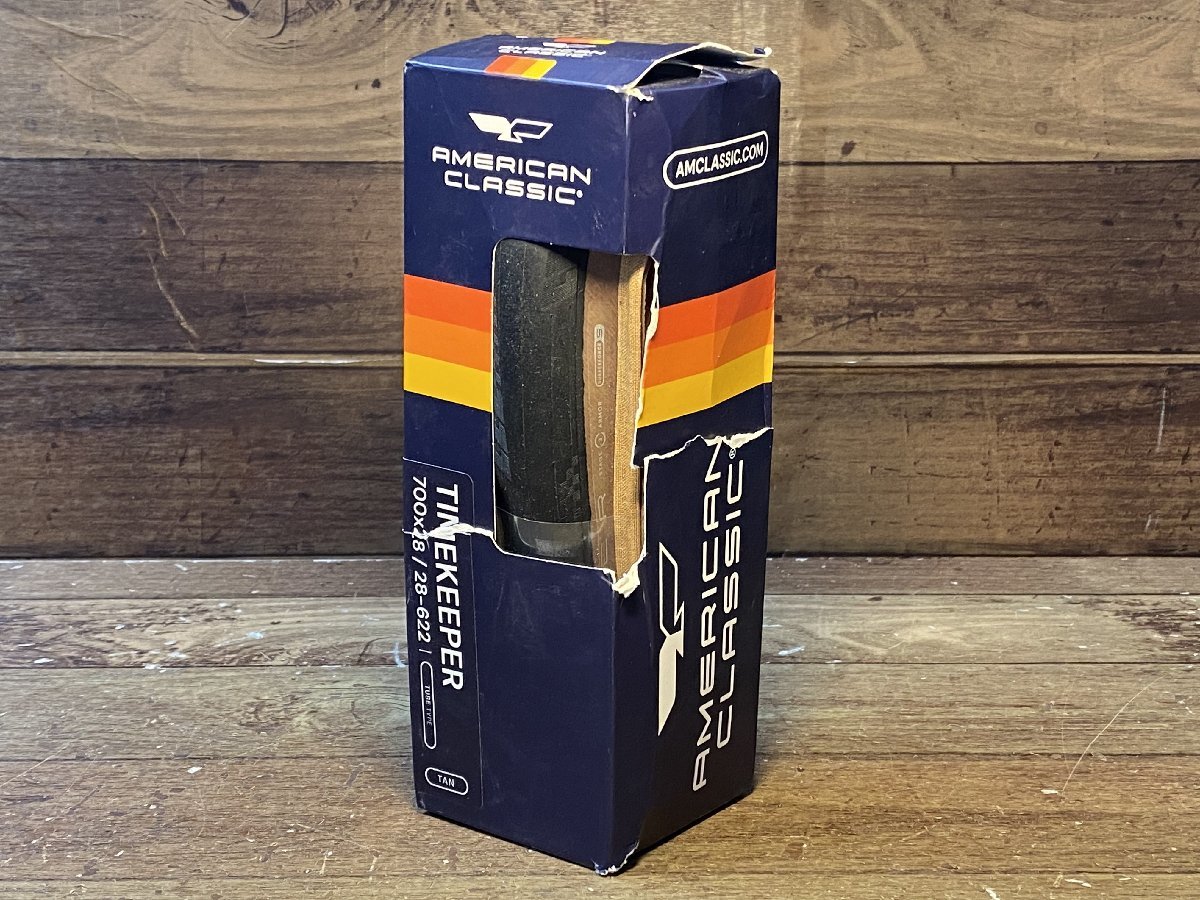 GL255 アメリカンクラシック AMERICAN CLASSIC Road Bike Tire タイムキーパー Timekeepe クリンチャータイヤ 28C ※未使用品_画像1