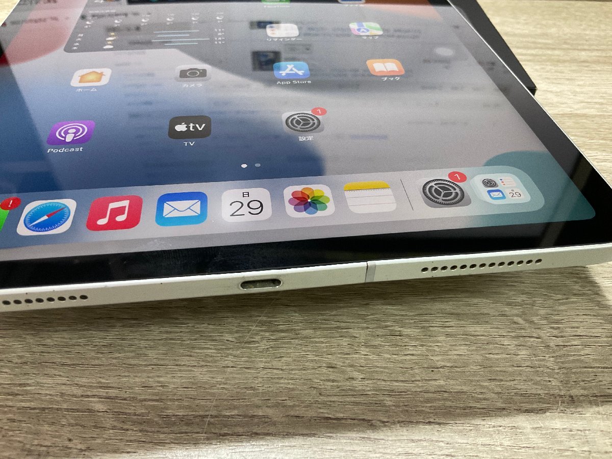 【4195】iPad Pro 11インチ（第２世代） 512 GB Silver SIMフリーバッテリー92% Wi-Fi＋セルラモデル iPad Pro 11 2020 完動品 1の画像9