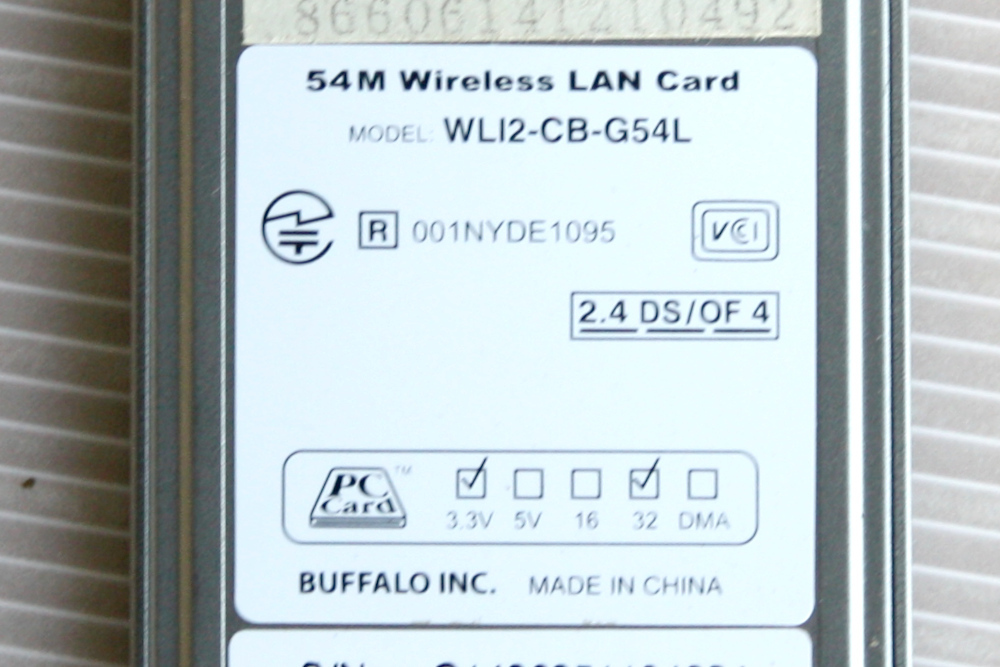 ★BUFFALO　Wi-Fiアダプター WLI2-CB-G54L　Air Stetion_画像4