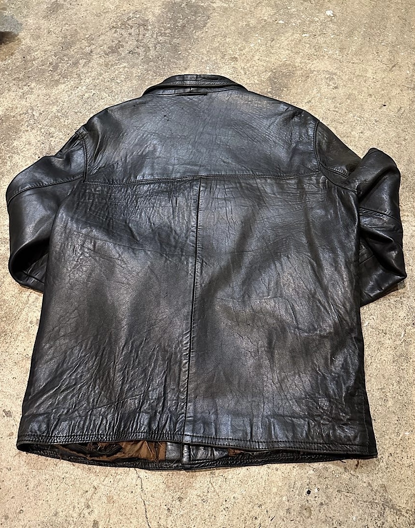 Leather jacket vintageレザージャケット カーコート シープスキン