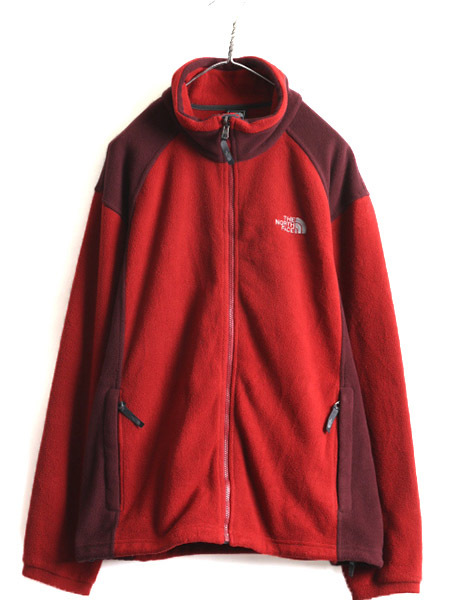 US企画 ■ ノースフェイス 2トーン フリース ジャケット ( メンズ L ) The North Face フルジップ ジャンパー ブルゾン KHUMBU アウトドア